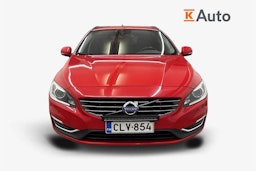 punainen Volvo V60 2016 kuva 4.