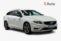 valkoinen Volvo V60 2015 kuva 1.