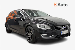 musta Volvo V60 2015 kuva 1.
