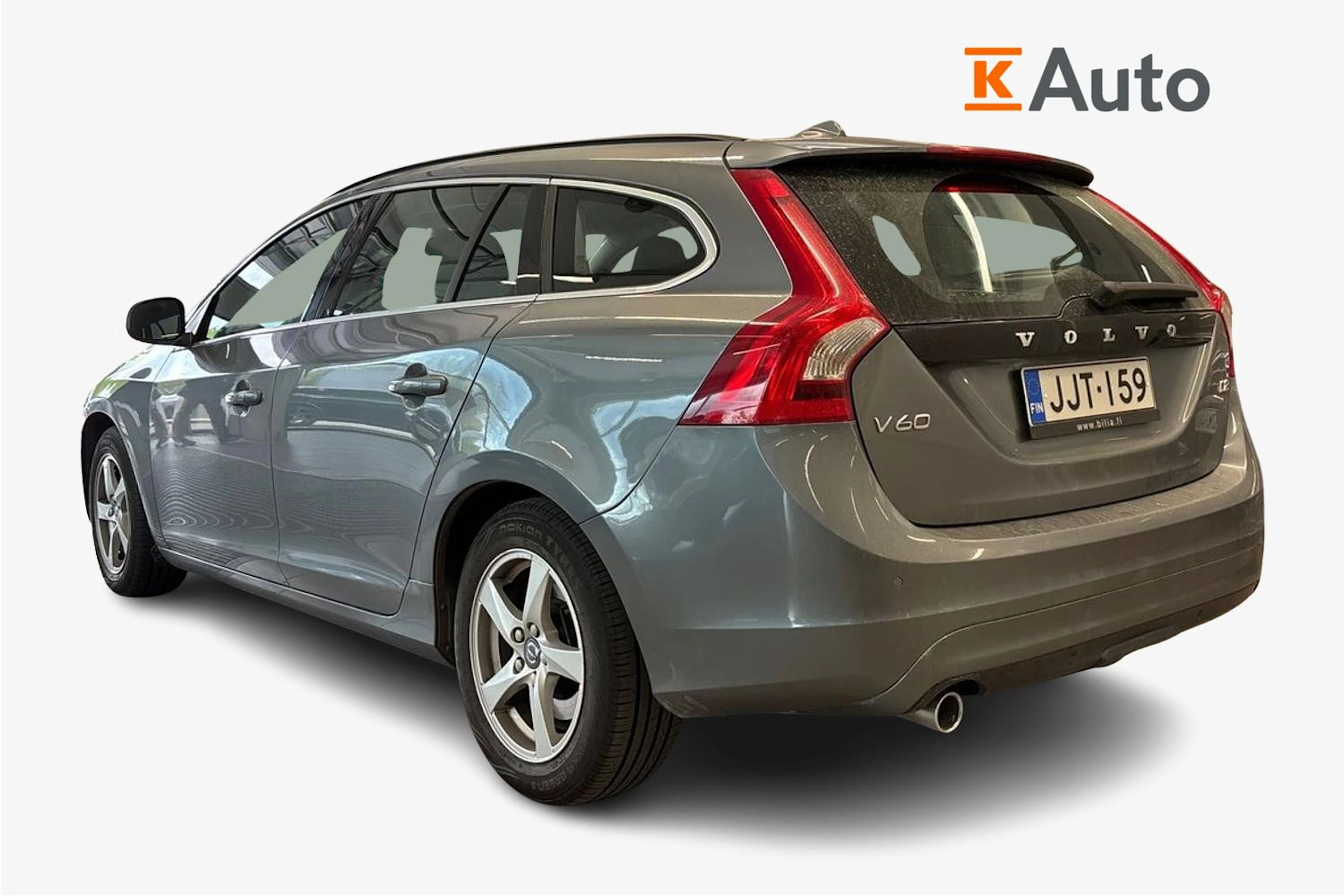 met. harmaa Volvo V60 2015 kuva 2.