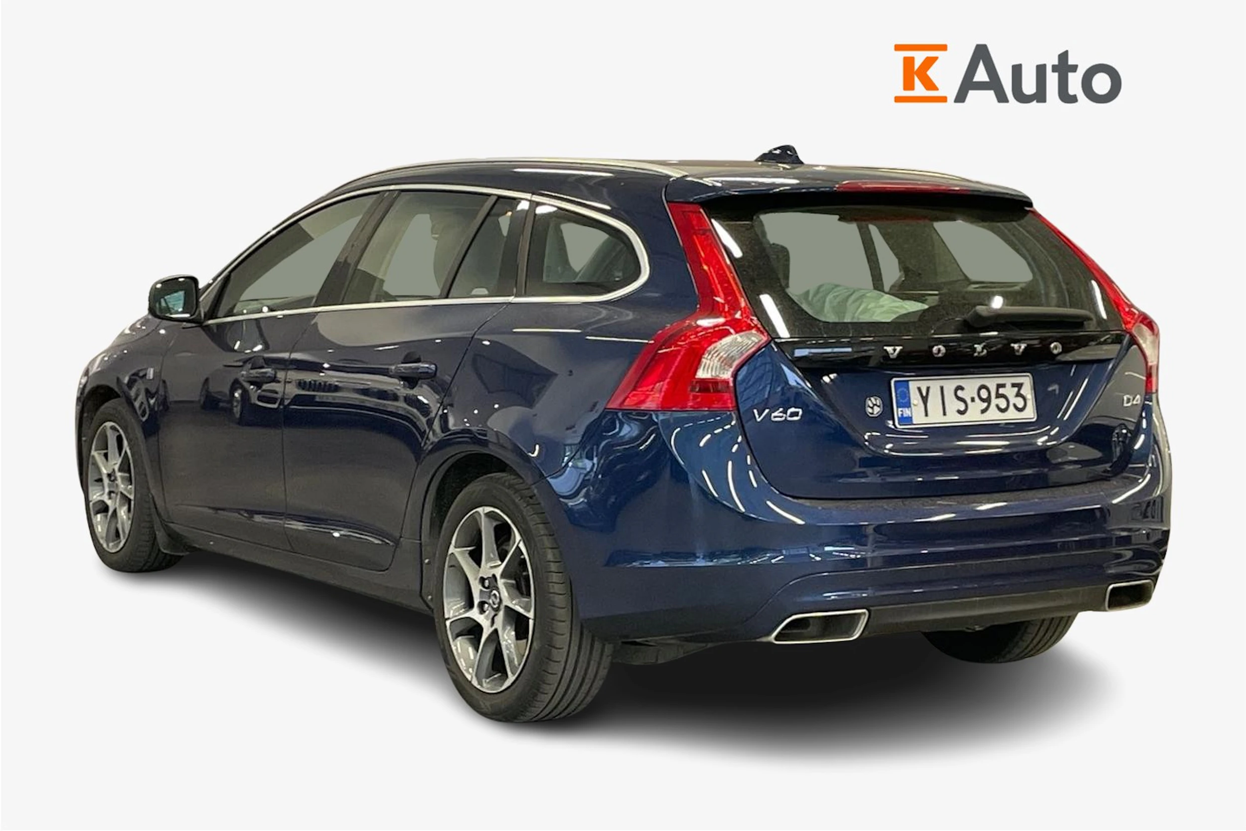 sininen Volvo V60 2015 kuva 2.