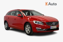 punainen Volvo V60 2016 kuva 1.