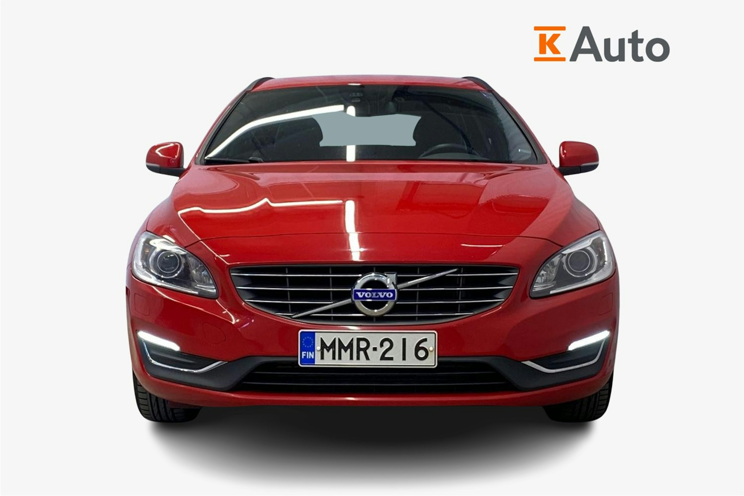 punainen Volvo V60 2016 kuva 5.
