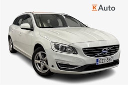 valkoinen Volvo V60 2016 kuva 1.