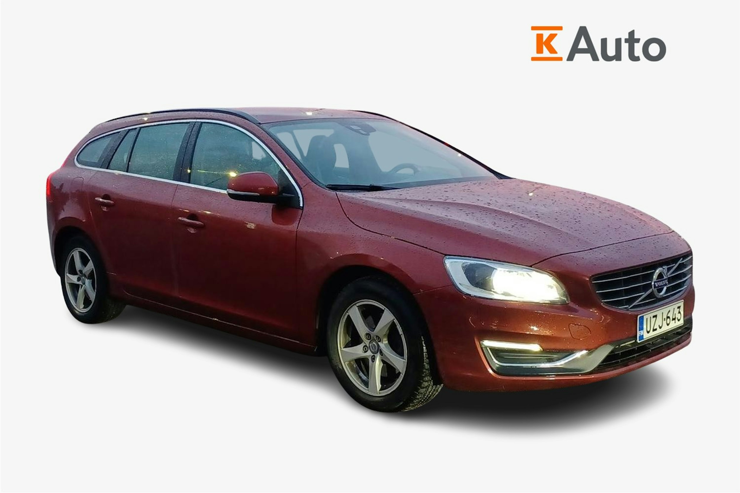 met. punainen Volvo V60 2016 kuva 1.