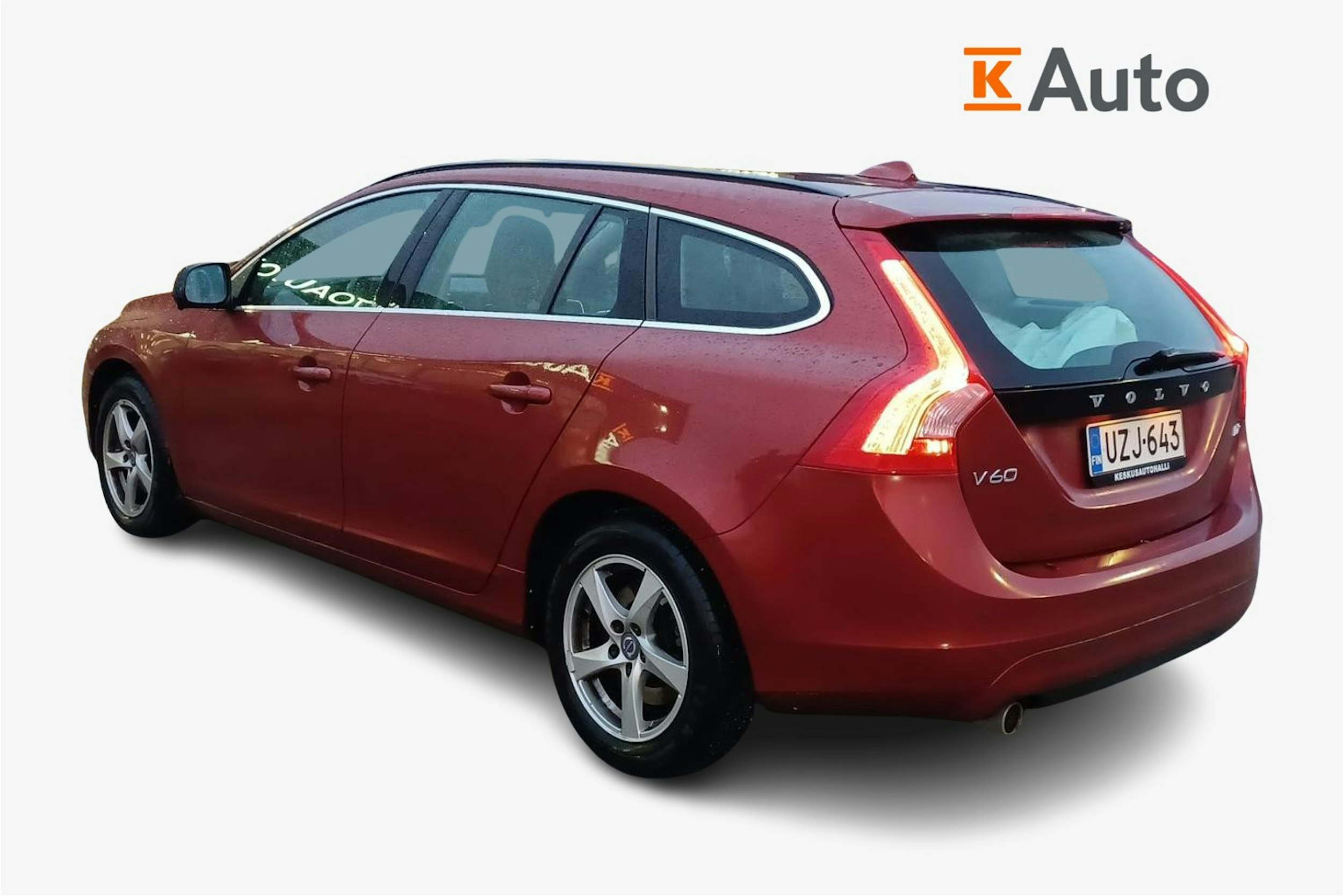 met. punainen Volvo V60 2016 kuva 2.