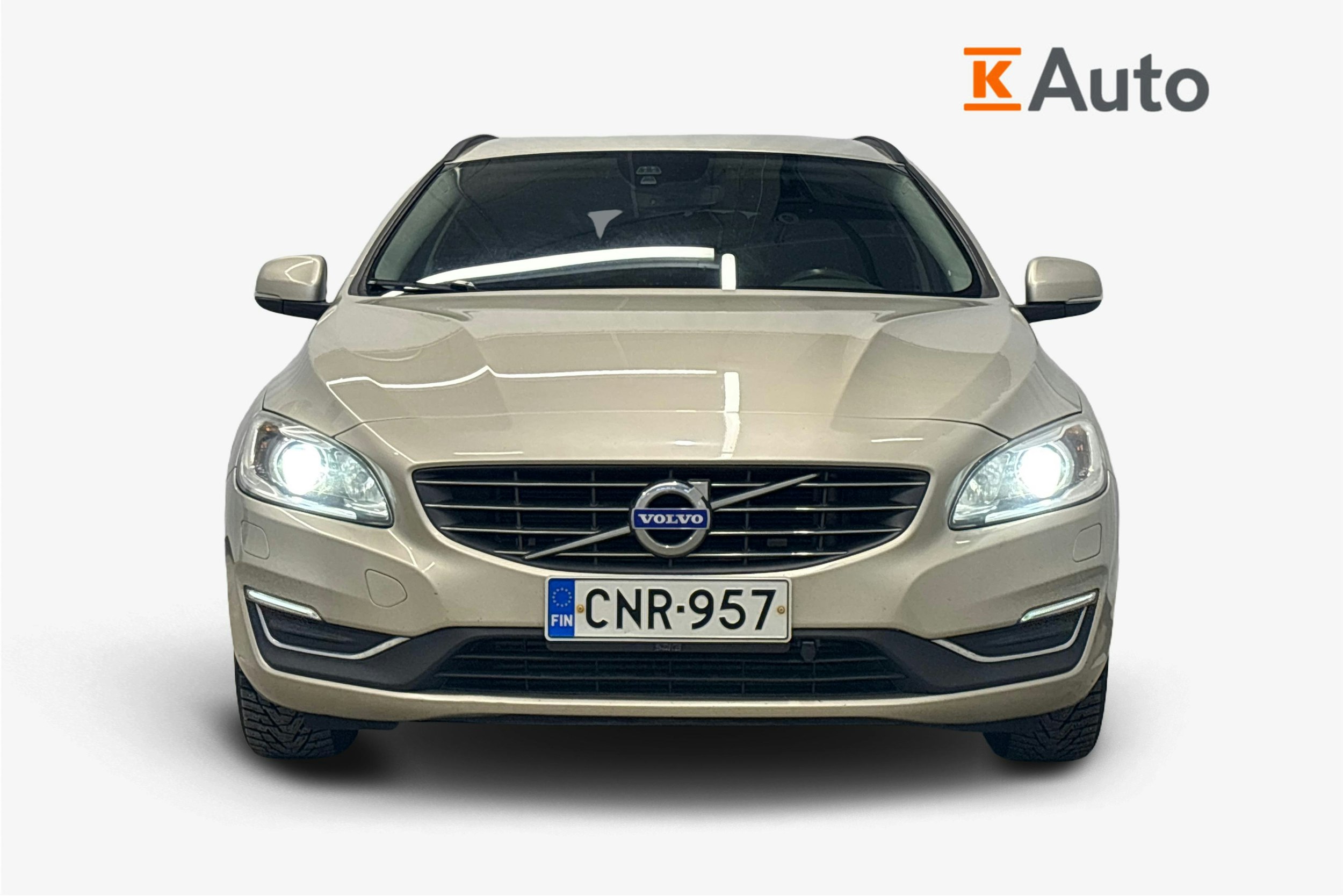 ruskea (beige) Volvo V60 2017 kuva 5.