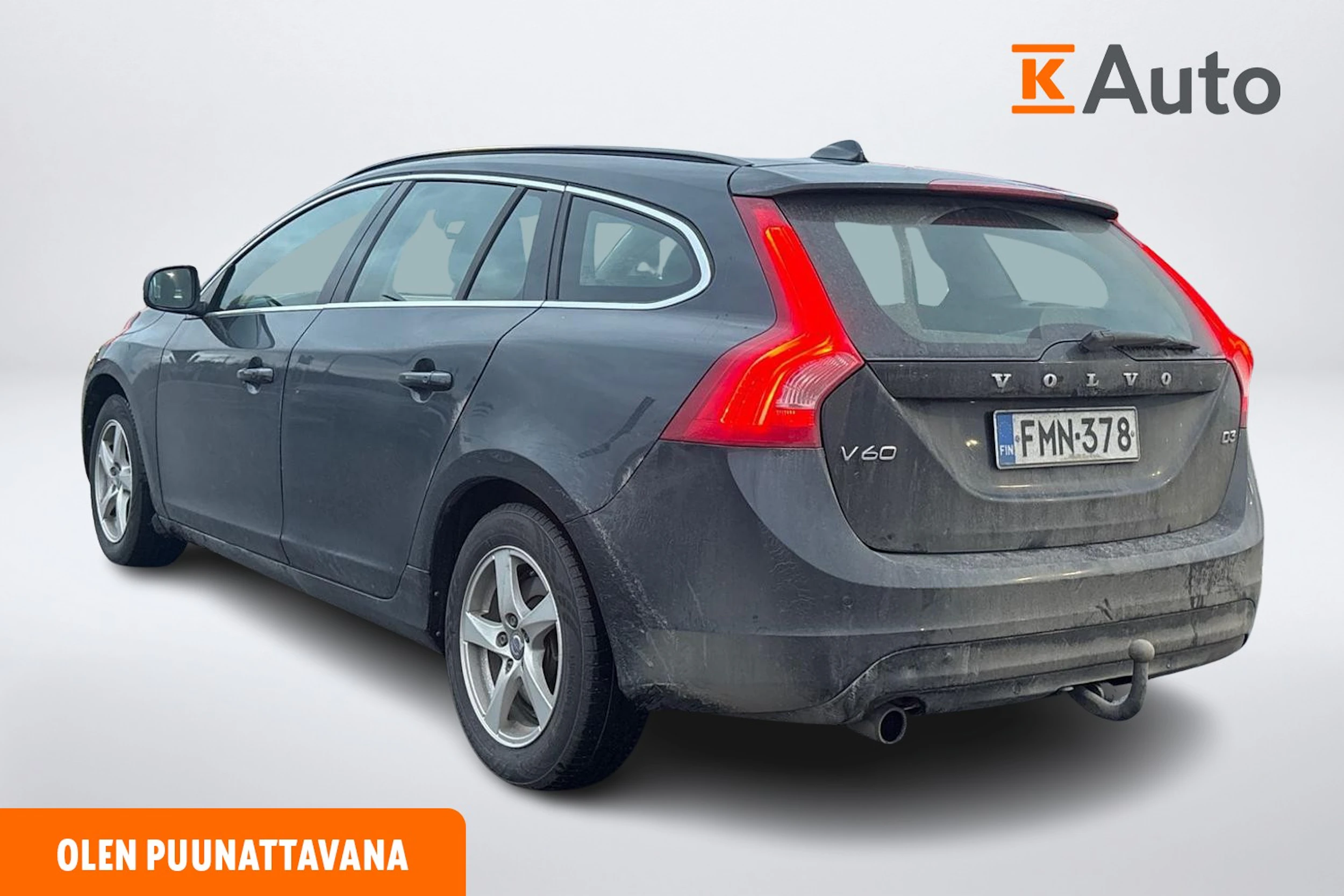 harmaa Volvo V60 2017 kuva 2.
