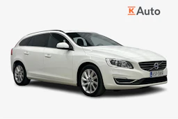 valkoinen Volvo V60 2017 kuva 1.