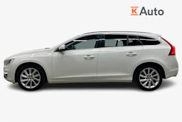 valkoinen Volvo V60 2017 kuva 5.