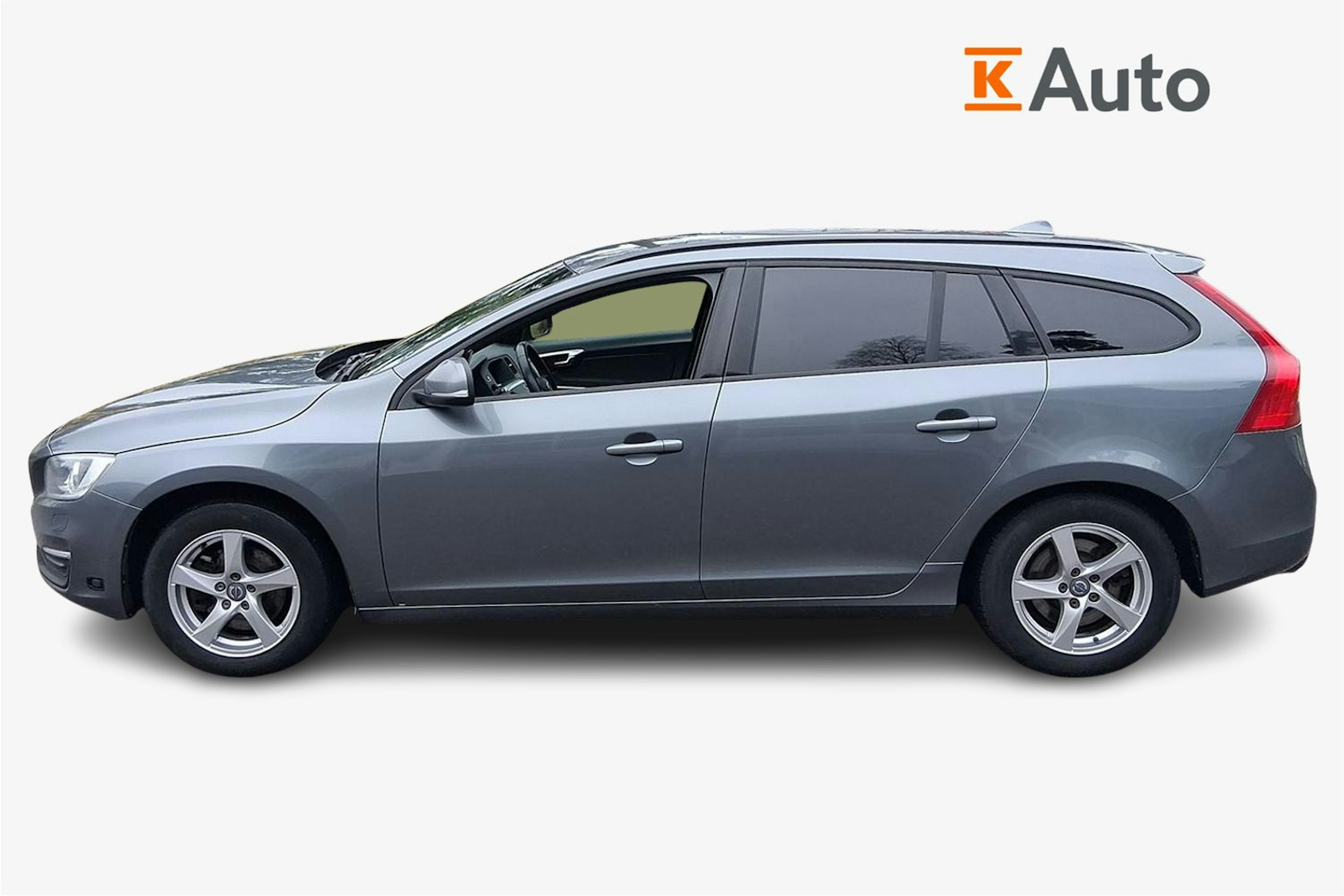 harmaa Volvo V60 2017 kuva 6.