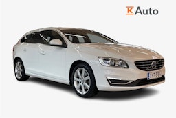 valkoinen Volvo V60 2017 kuva 1.