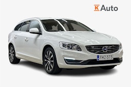 valkoinen Volvo V60 2018 kuva 1.