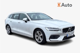 valkoinen Volvo V60 2018 kuva 1.