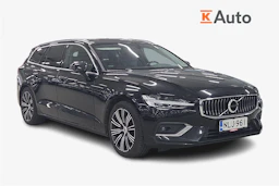 musta Volvo V60 2018 kuva 1.