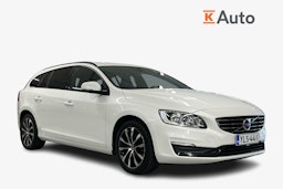 Valkoinen Volvo V60 2018 kuva 1.