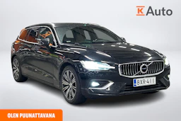 musta Volvo V60 2019 kuva 1.