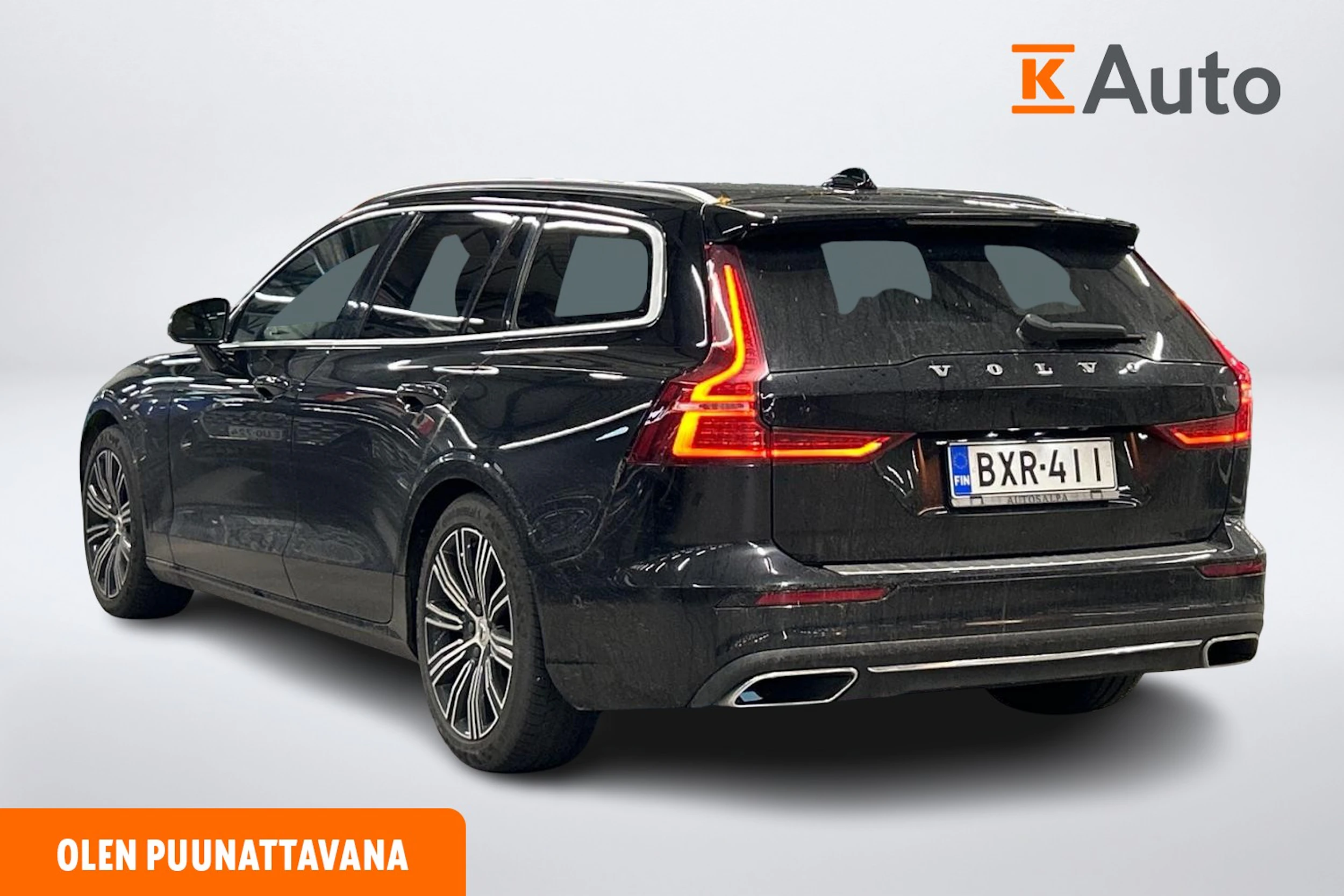 musta Volvo V60 2019 kuva 2.
