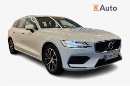 Valkoinen Volvo V60 2019 kuva 1.
