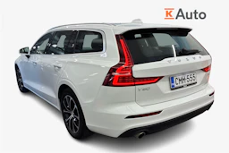 Valkoinen Volvo V60 2019 kuva 3.