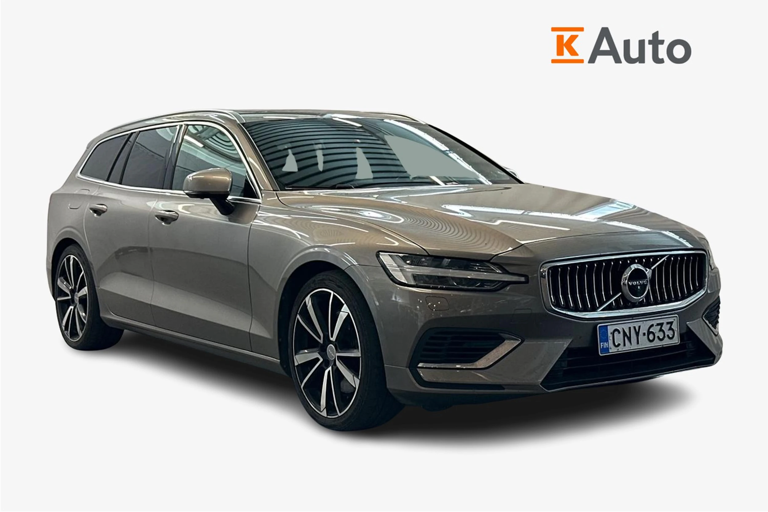 harmaa Volvo V60 2019 kuva 1.