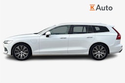 valkoinen Volvo V60 2019 kuva 6.