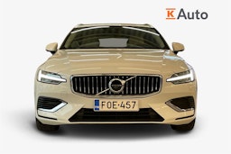 Valkoinen Volvo V60 2019 kuva 5.