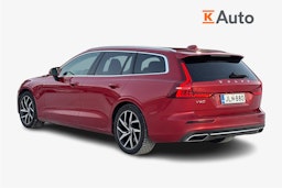 punainen Volvo V60 2019 kuva 2.