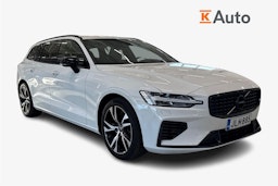 valkoinen Volvo V60 2019 kuva 1.