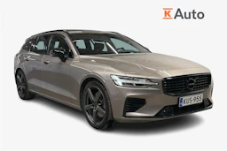 harmaa Volvo V60 2019 kuva 1.