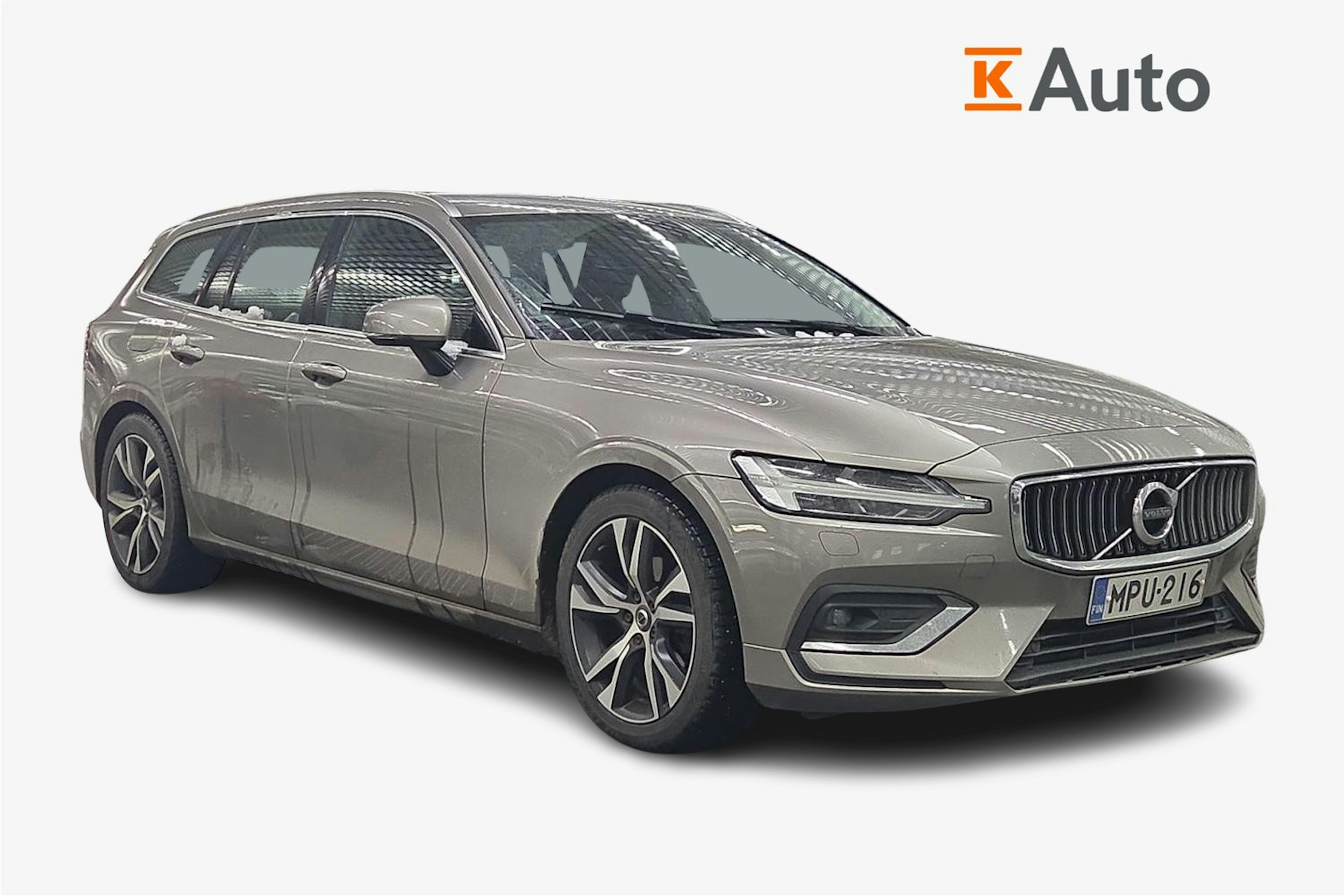 ruskea (beige) Volvo V60 2019 kuva 1.