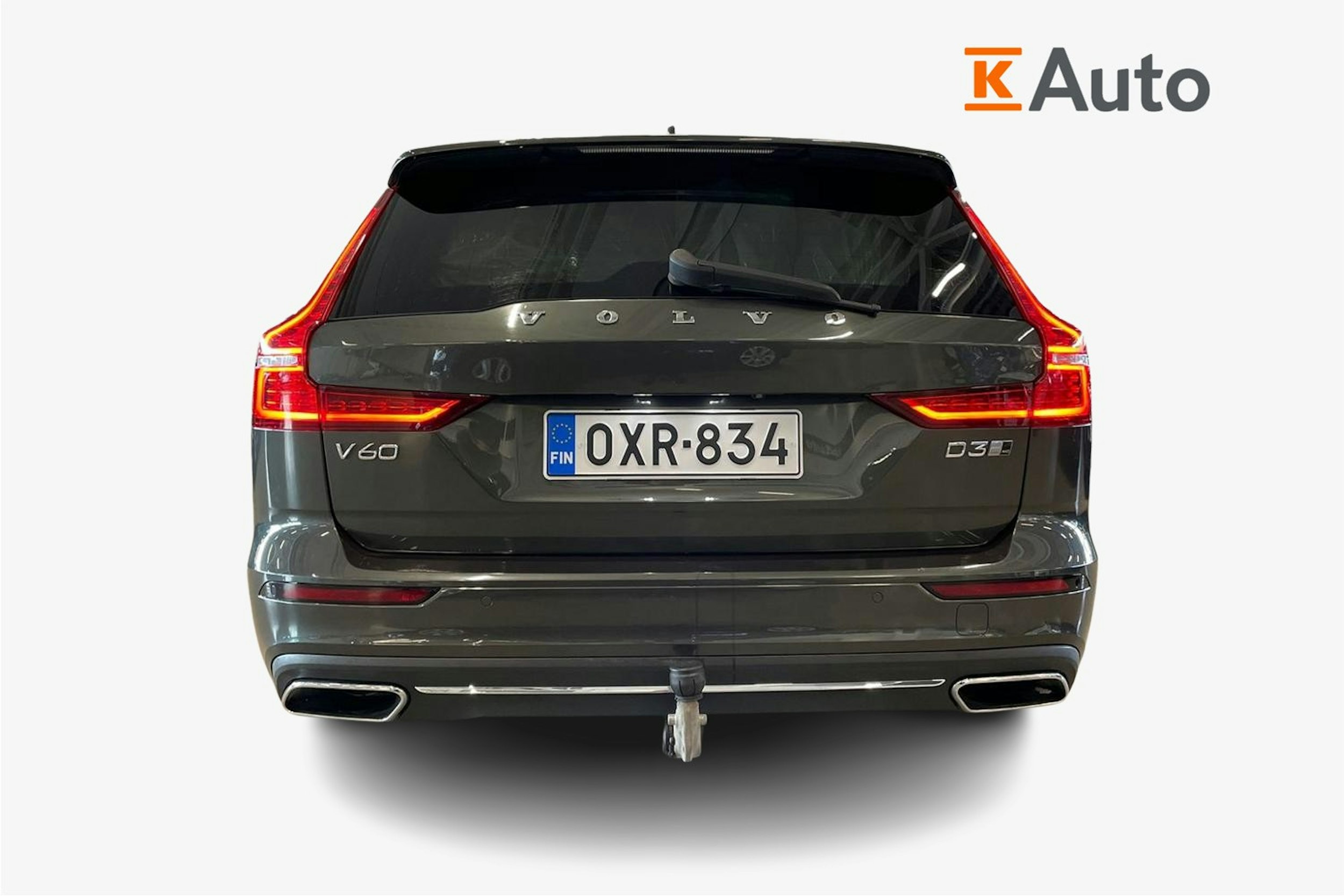 harmaa Volvo V60 2019 kuva 3.