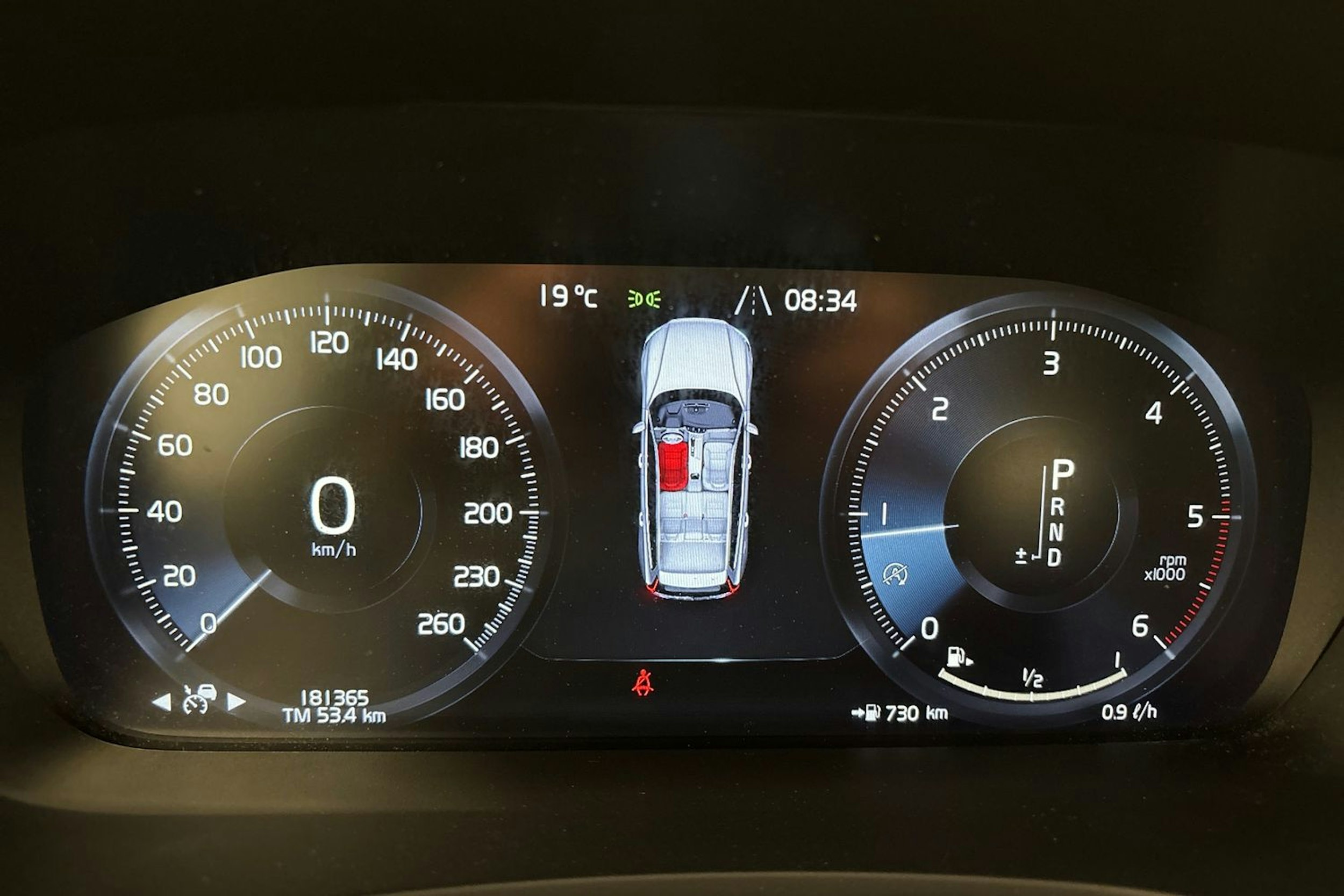 harmaa Volvo V60 2019 kuva 19.