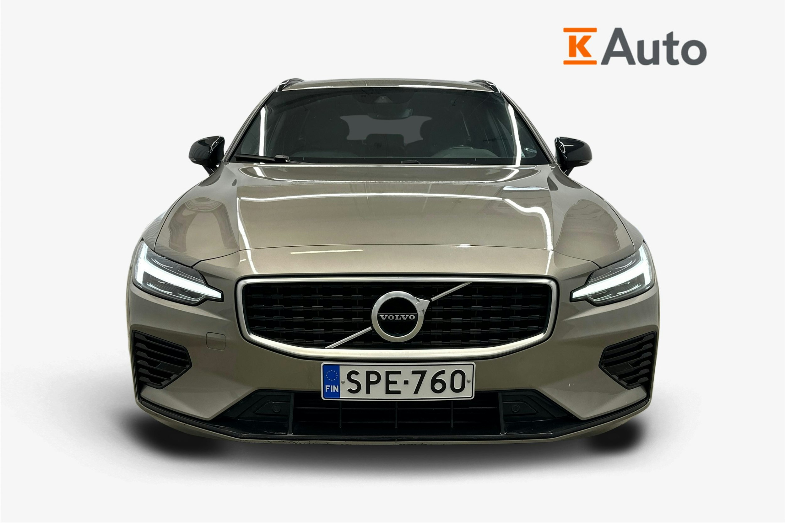 ruskea (beige) Volvo V60 2019 kuva 5.
