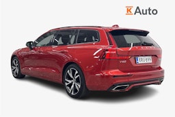 punainen Volvo V60 2019 kuva 2.