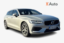 valkoinen Volvo V60 2020 kuva 1.