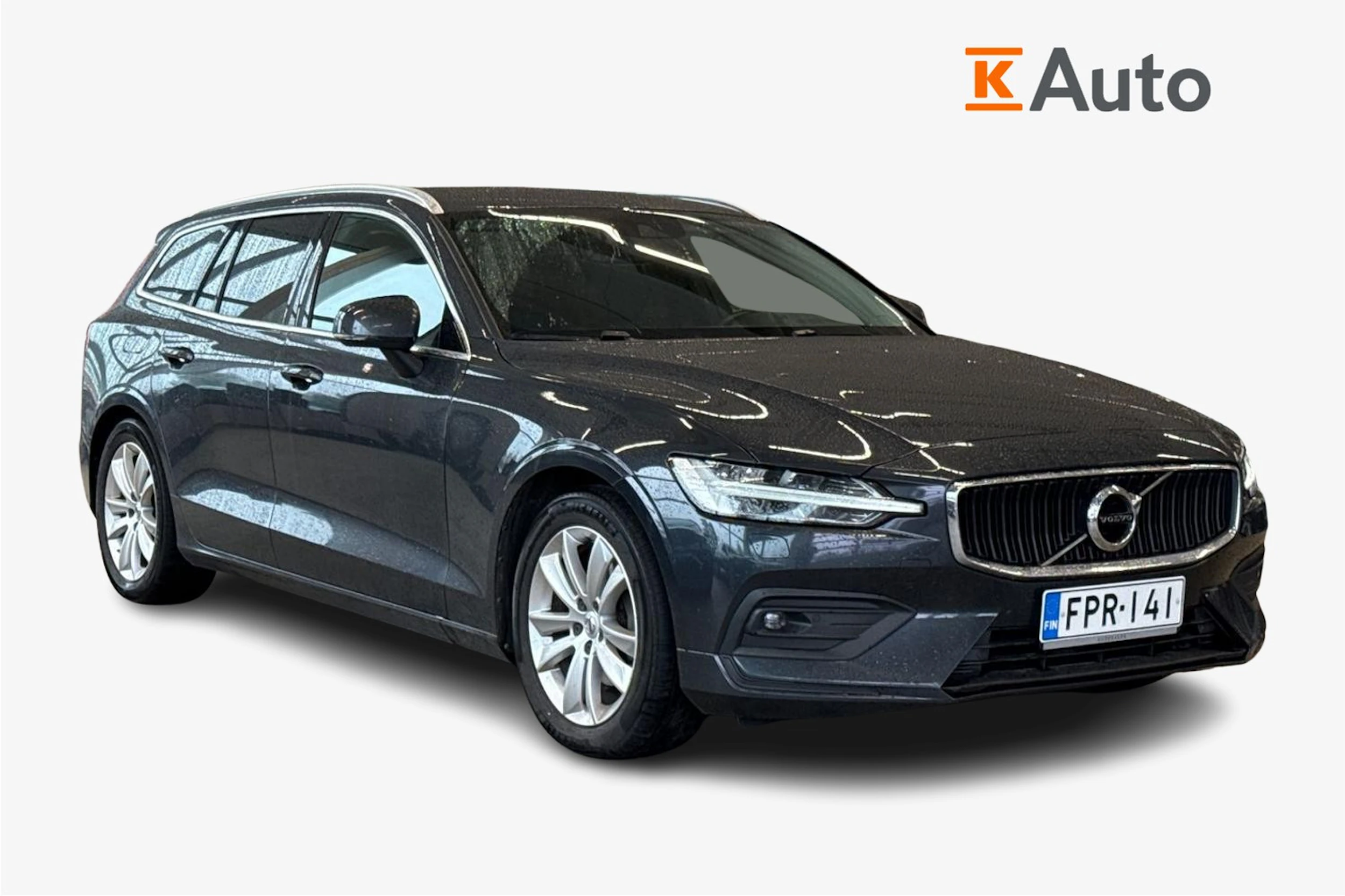 harmaa Volvo V60 2020 kuva 1.