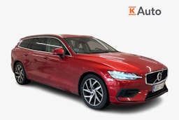 punainen Volvo V60 2020 kuva 1.