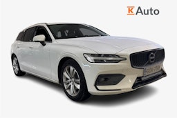 Valkoinen Volvo V60 2020 kuva 1.