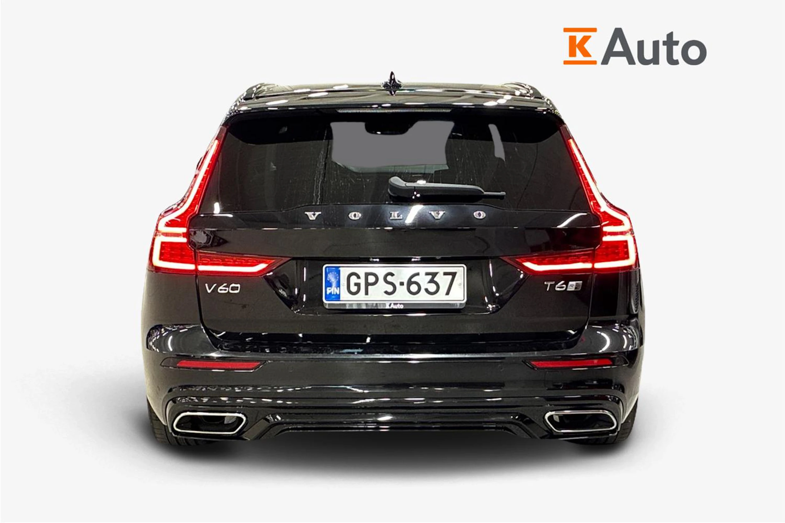 musta Volvo V60 2020 kuva 3.