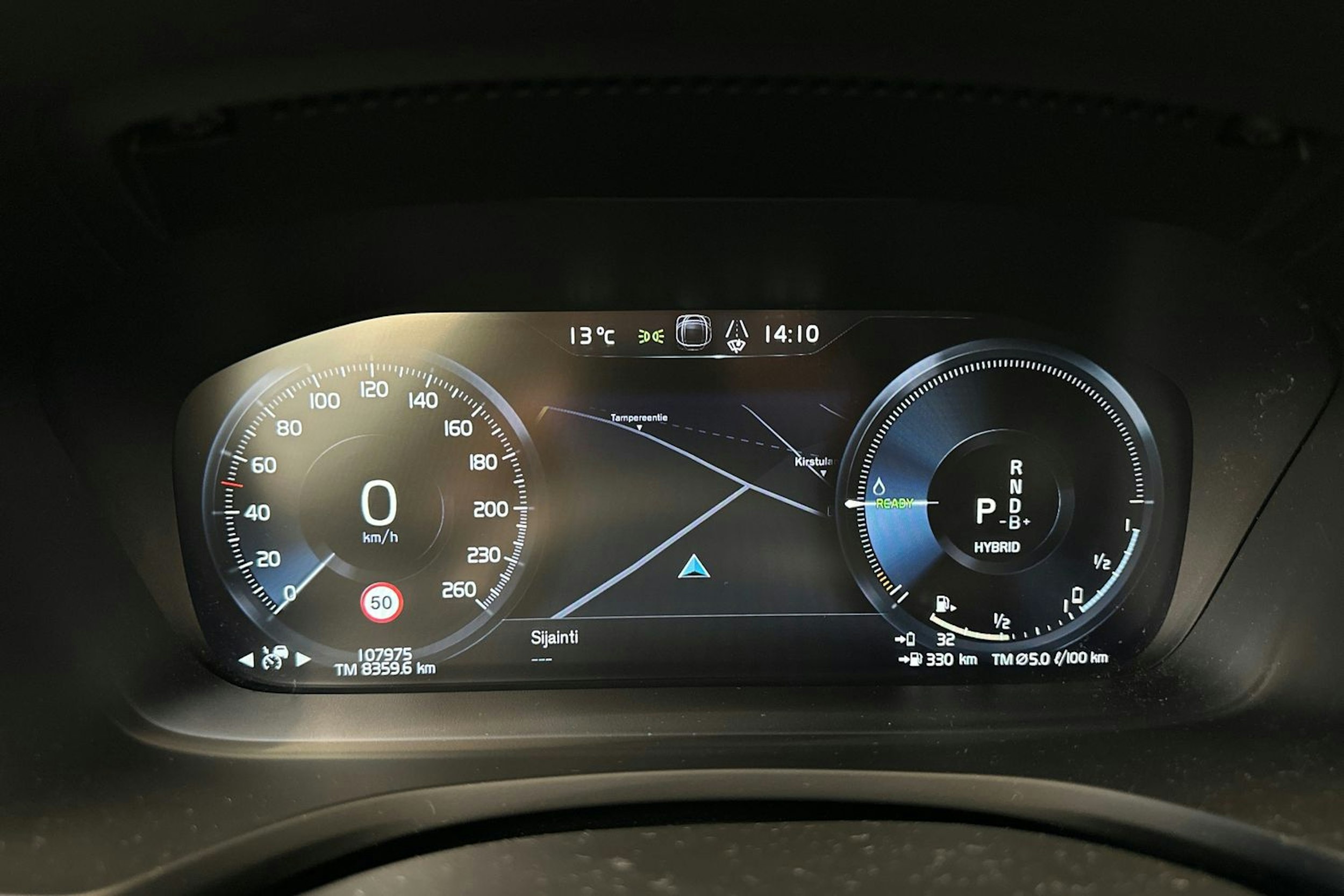 harmaa Volvo V60 2020 kuva 21.