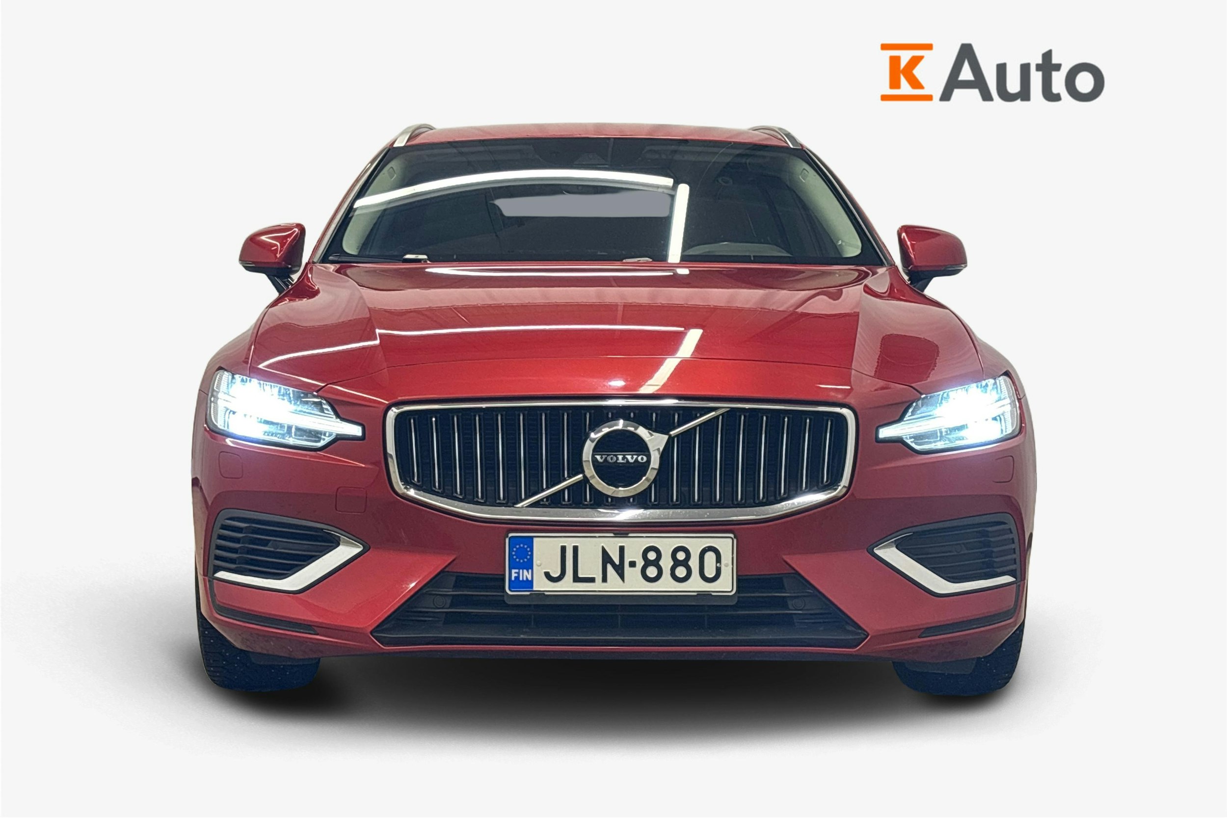 punainen Volvo V60 2020 kuva 8.