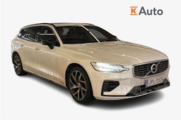 valkoinen Volvo V60 2020 kuva 1.