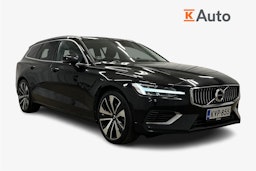 musta Volvo V60 2020 kuva 1.