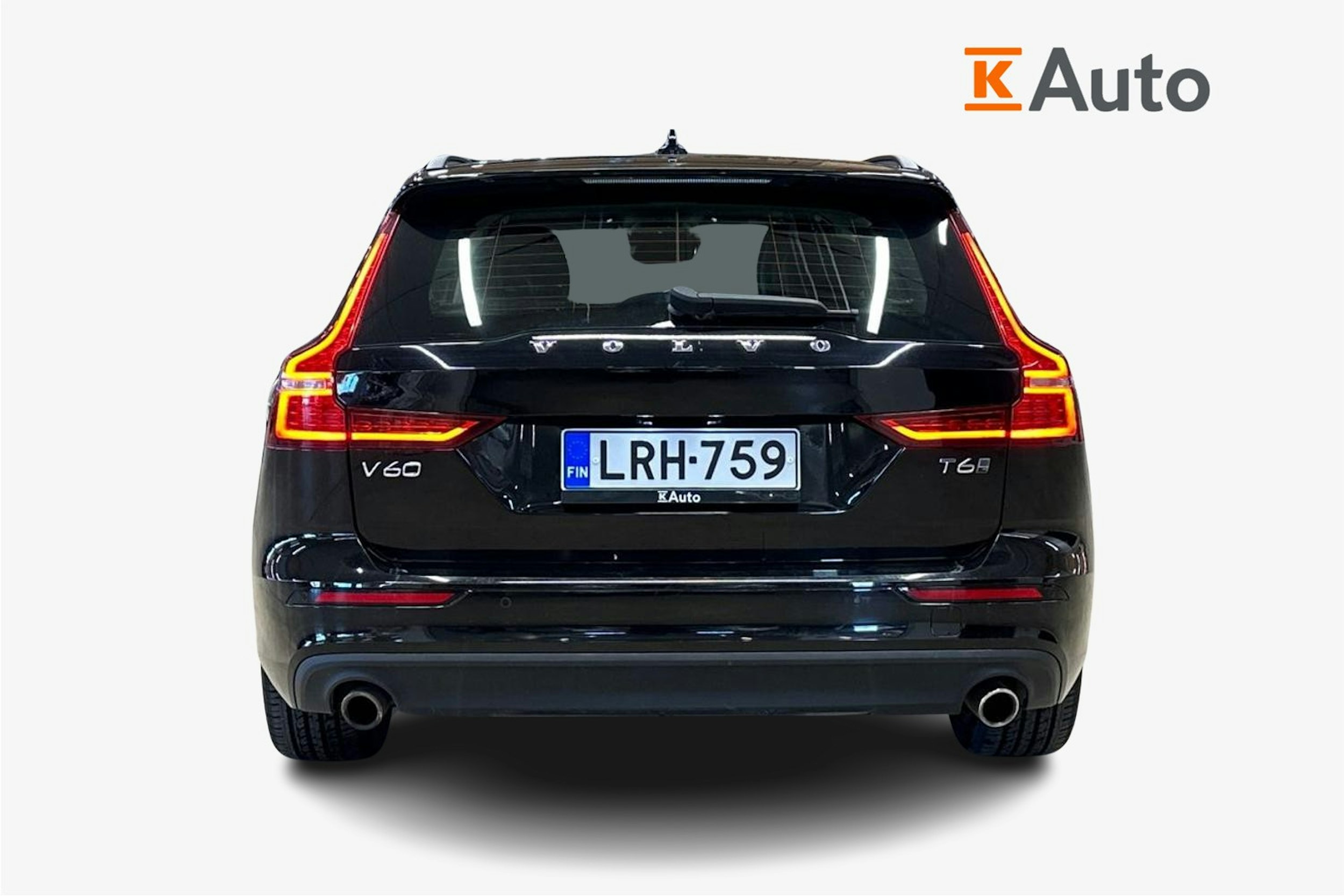 musta Volvo V60 2020 kuva 3.