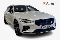 valkoinen Volvo V60 2020 kuva 1.
