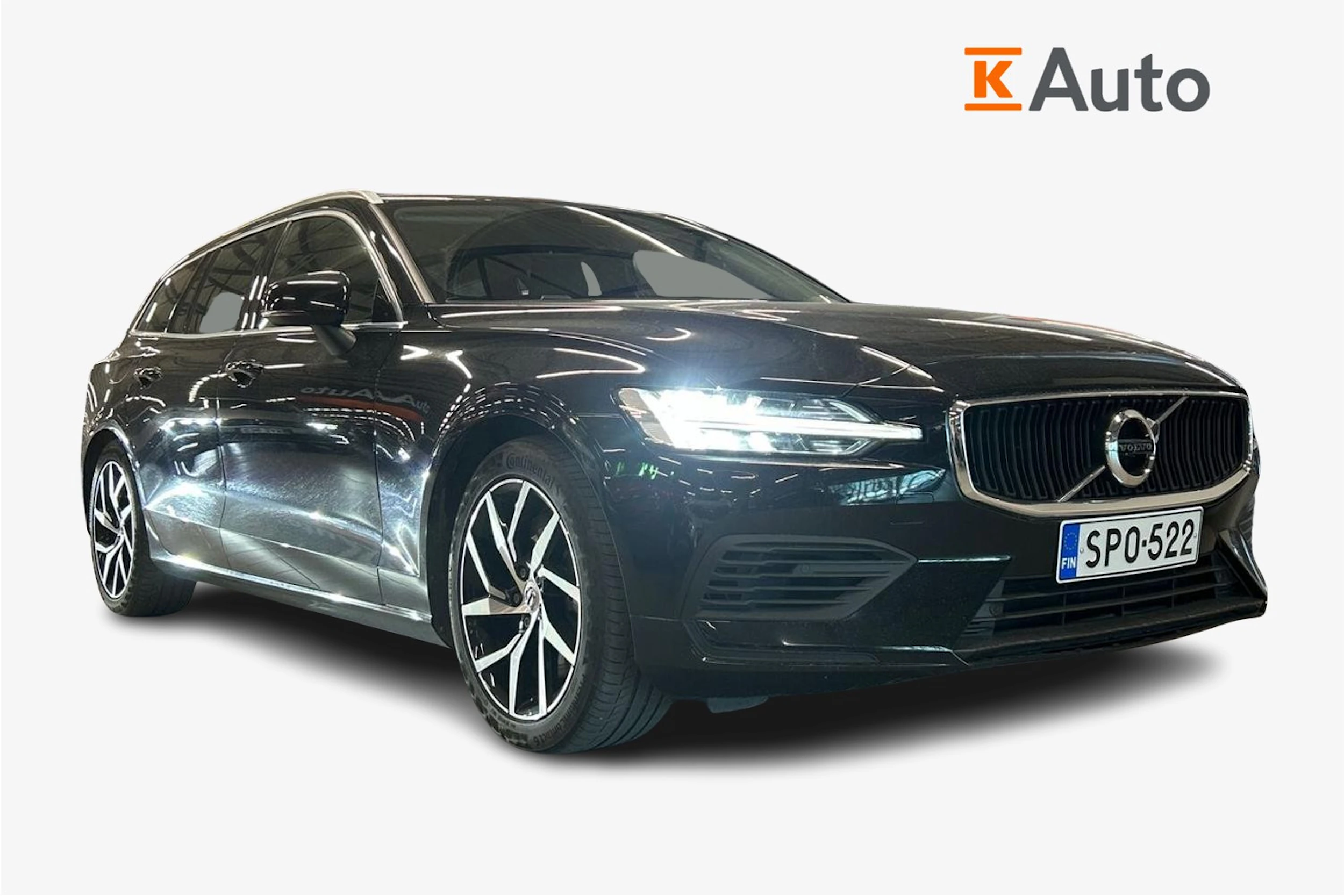 musta Volvo V60 2020 kuva 1.