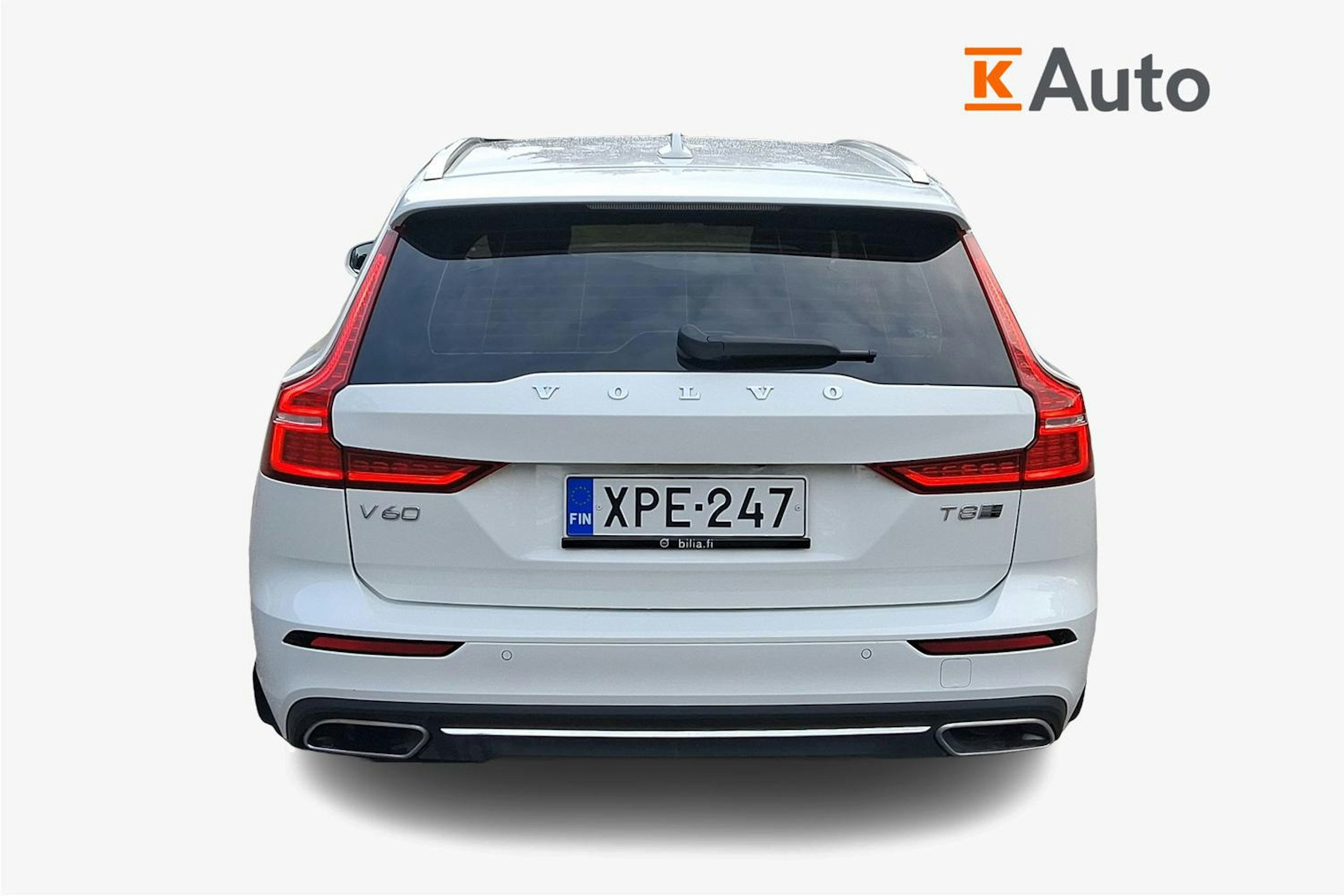 valkoinen Volvo V60 2020 kuva 3.