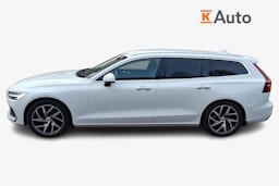 valkoinen Volvo V60 2020 kuva 6.