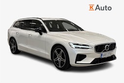 valkoinen Volvo V60 2020 kuva 1.